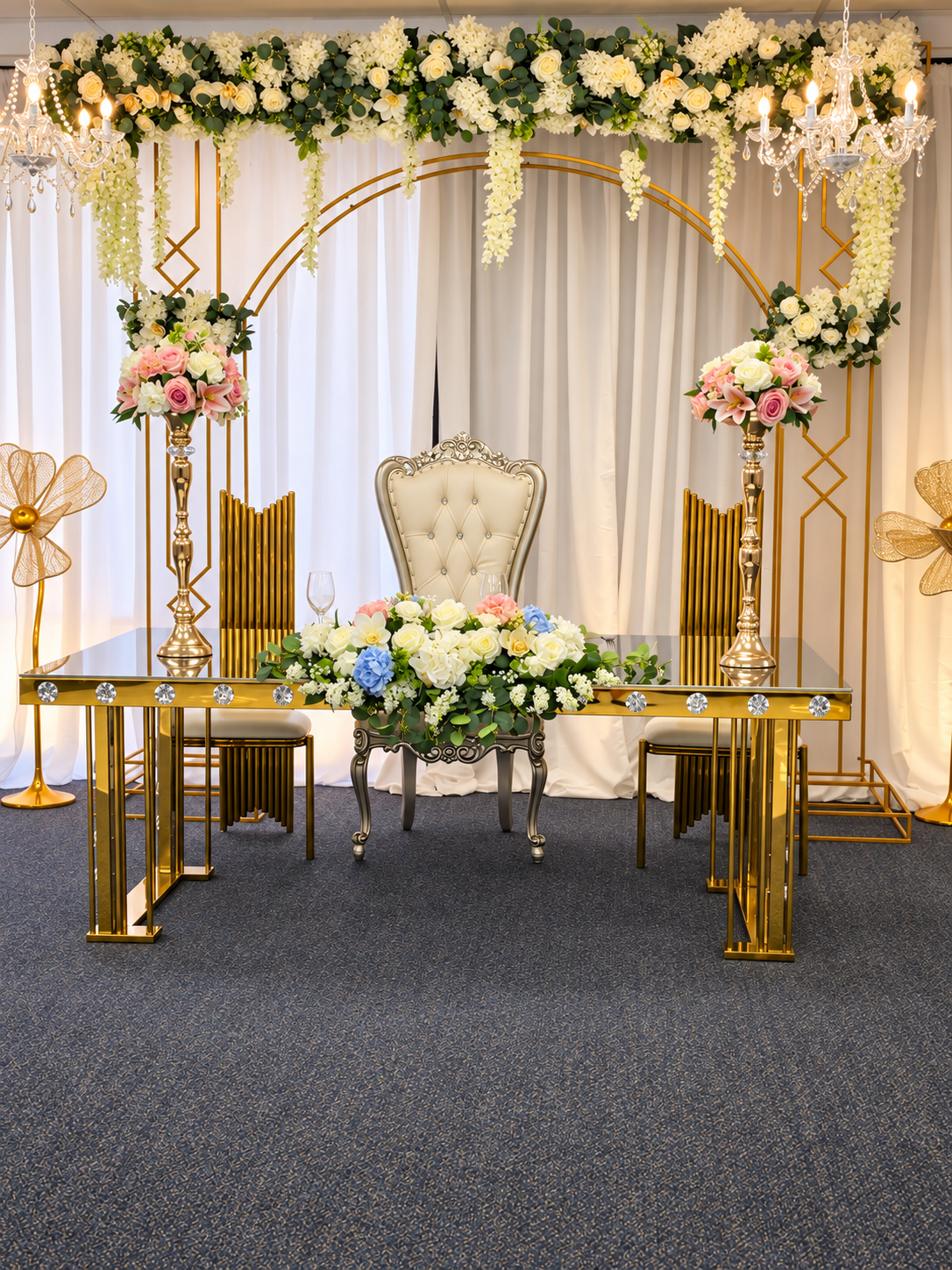 Decoración elegante de Campos Luxury Hall